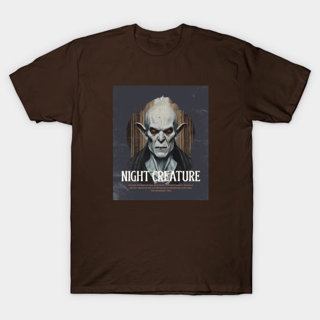 Night Creature T-Shirt by AlmostMaybeNever